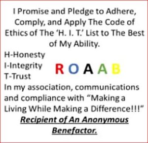 R.O.A.A.B. Promise and Pledge Logo